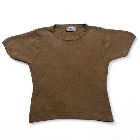 Burberry’s of London 80s Vintage 100% Cashmere Sweater Blouse Top Small - Picture 4 of 8